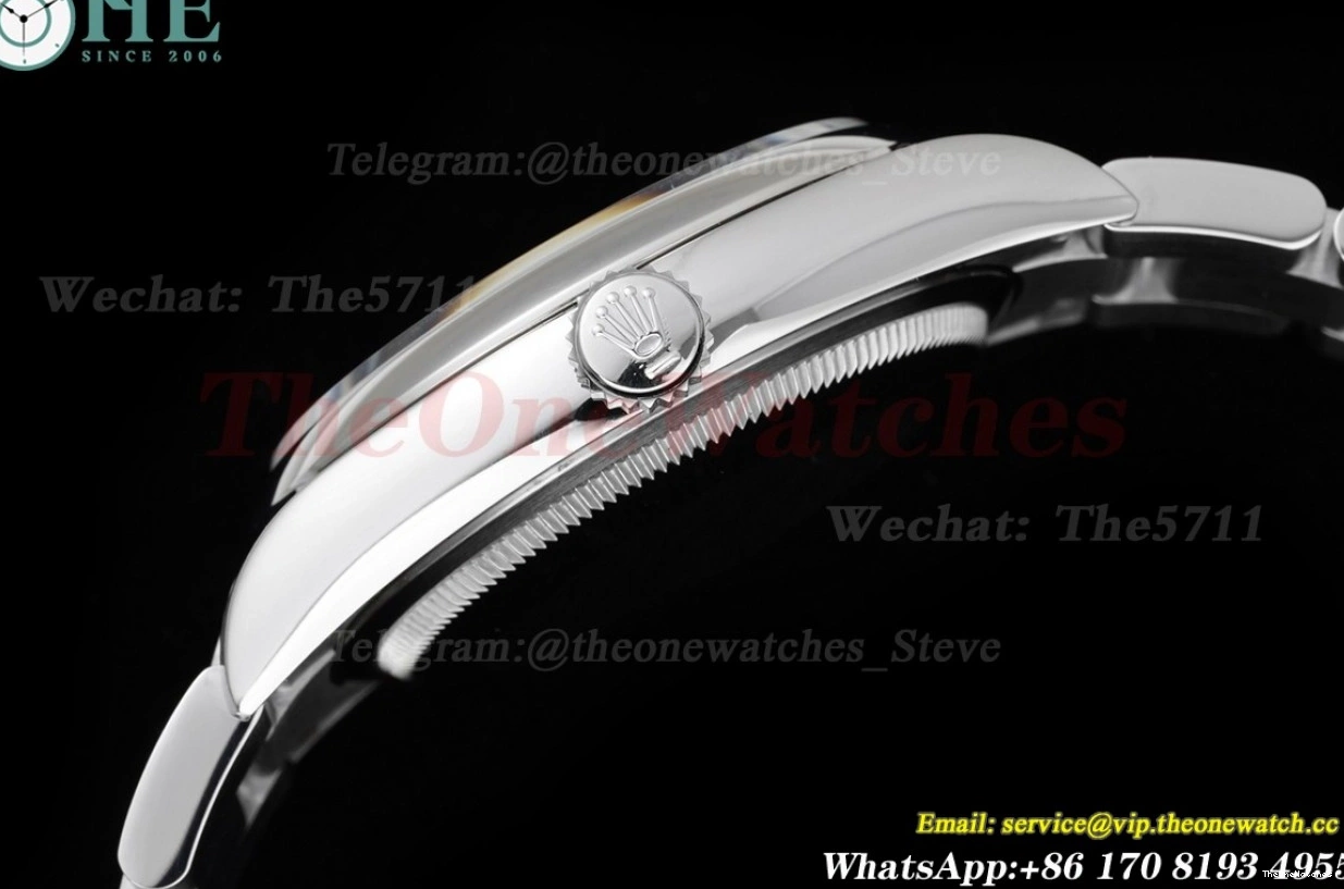 SS 36mm EWF Perpetual 126000 A3230 SS Black Oyster 0306